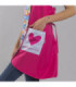 Blusa da donna stagioni Agatha Ruiz de la Prada con cuori in tessuto twill UNIFORMI GARY'S 600053