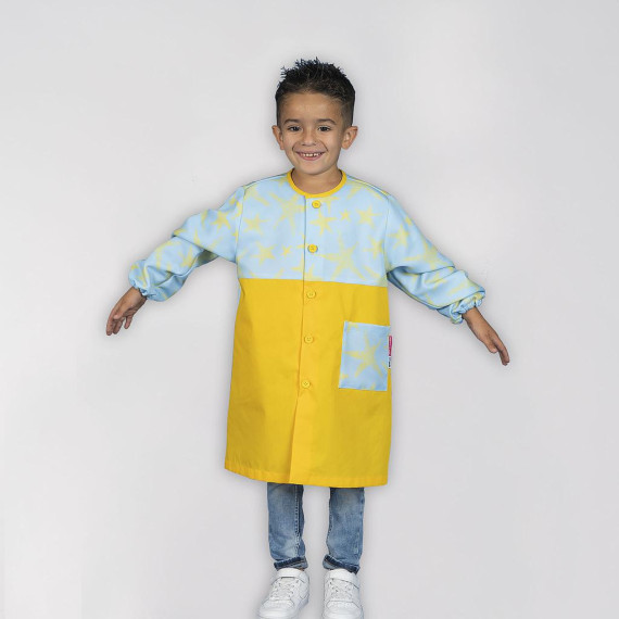 Babi lucero Agatha avec fermeture frontale et étoiles jaunes en tissu sergé UNIFORMES GARY'S 300017