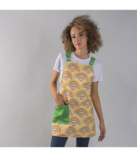 Chasuble design with an arch by Agatha Ruíz de la Prada with adjustable bib in flat fabric UNIFORMES GARY'S 200042.