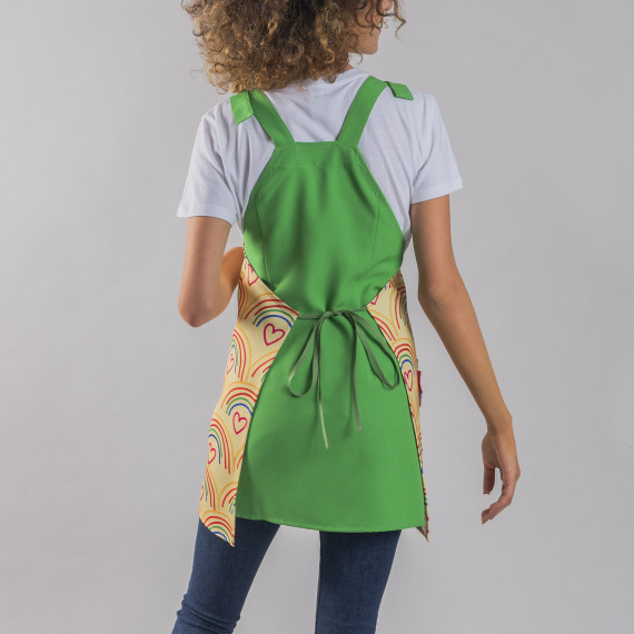 Casulla diseño de arco de Agatha Ruíz de la Prada con peto regulable en tela plana UNIFORMES GARY'S 200042