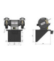 Wandhalterung für Schleif- oder Poliermaschine OPTIMUM