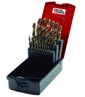 Cobalt Drill Bit Set 748171900 (19 Units) METALWORKS