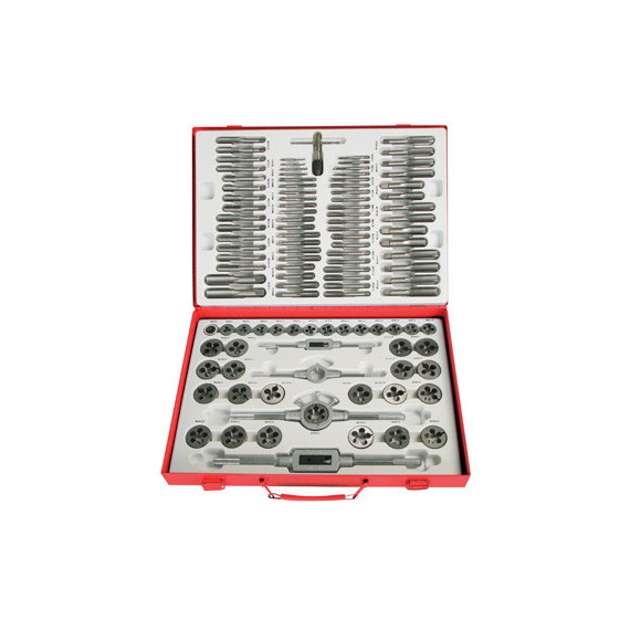 Malette de filetage en acier tungsten 110 pièces | METALWORKS