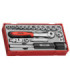 3/8" Socket Wrench Set 6 Points TT3819 19 Pieces TENGTOOLS