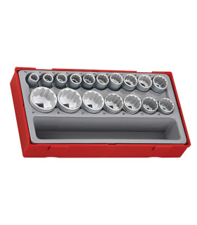 Schlüsselset 1/2" 12 Punkte TT1217 TENGTOOLS