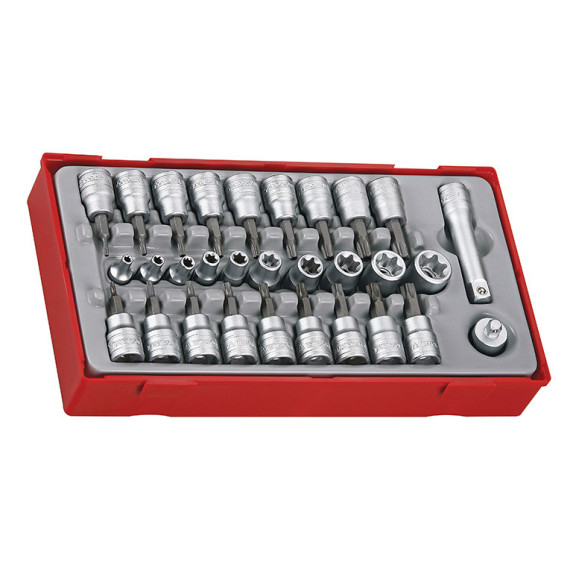 Jeu de douilles avec pointe TX TTTX30 TENGTOOLS
