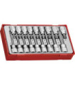 Set di bicchieri con punta TX da 1/2" TT1 18 pezzi TENGTOOLS