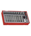 1/2" Hexagonal Socket Wrench Set TT1 | 23 pieces TENGTOOLS