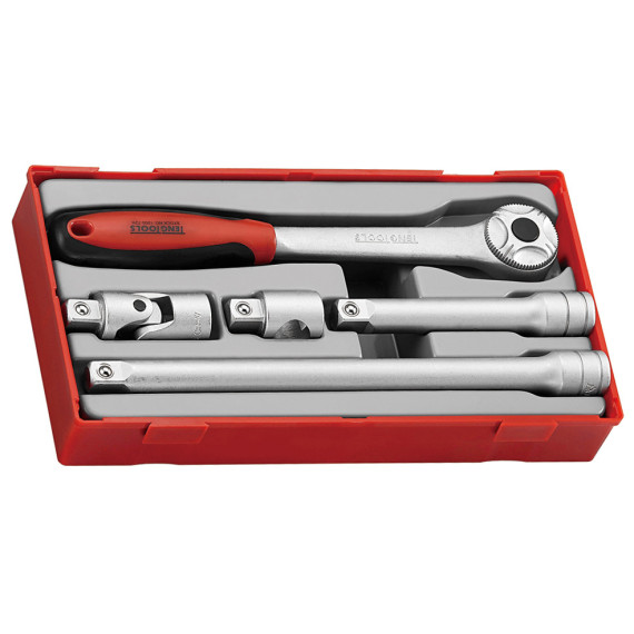Jogo de trinquete e acessórios de 1/2" TT1 5 peças | TENGTOOLS