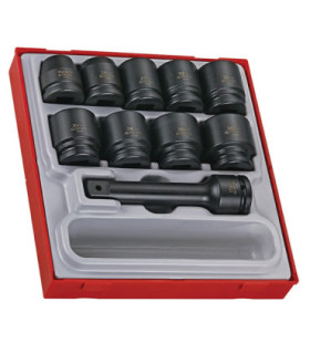 Jeu de douilles à chocs 3/4 DIN TT2 16 pièces | TENGTOOLS