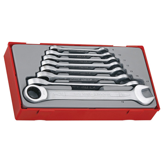 Set di chiavi combinate a cricchetto RS TT1 TT6508RS TENGTOOLS