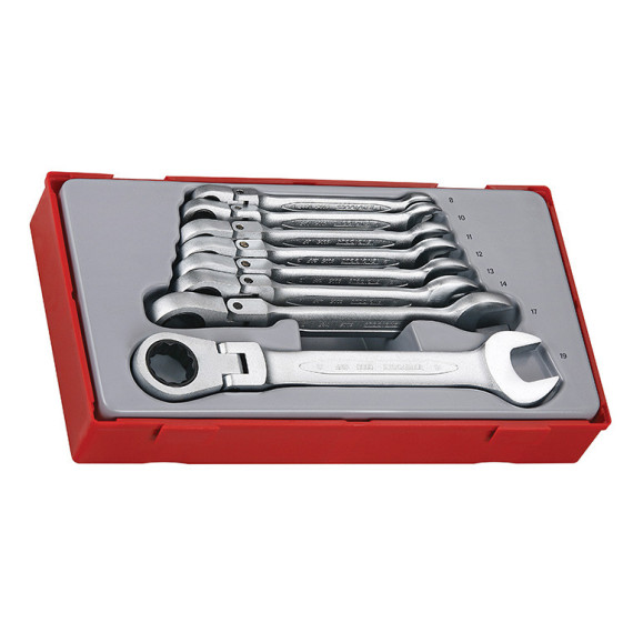 Juego de llaves de trinquete combinadas TT6508RF 8 Uds. TENGTOOLS