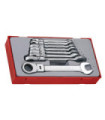 Set di chiavi a cricchetto combinate TT6508RF 8 pz. TENGTOOLS