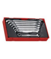 Juego de llaves combinadas de trinquete R AF TT1 8 piezas TENGTOOLS