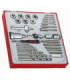 Gioco di maschi e filiere TT2 34 pezzi TTDTD34 TENGTOOLS