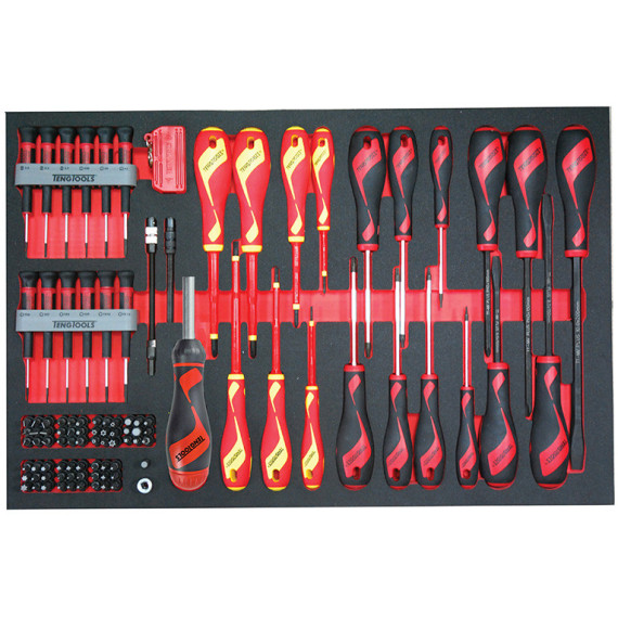 FOAM4X4 Mixed Screwdriver Set 98 Pieces TENGTOOLS
