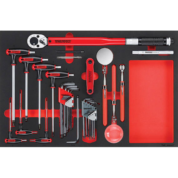 Jeu de clés dynamométriques et hexagonales TengTools de 37 pièces TENGTOOLS