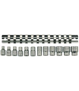 Set di bicchieri con clip per prese 1/4" 6 punti 12 pezzi M1412 TENG TOOLS