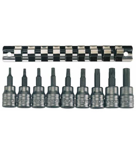 Jogo de trilhos com clipe para dados 3/8" 9 peças M3813TX TENG TOOLS