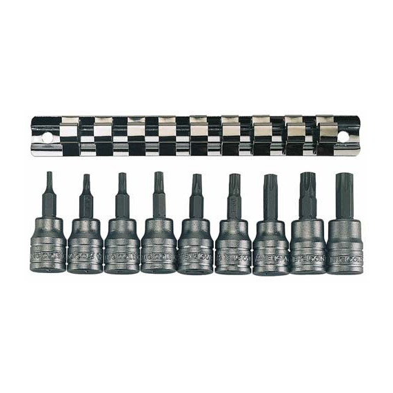 Rail game with clip for dice 3/8" 9 pieces M3813TX TENG TOOLS