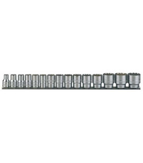 Set di chiavi a bicchiere 1/2" 12 punti 15 pezzi M1215MM TENG TOOLS