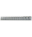 1/2" Socket Set 12 Points 15 Pieces M1215MM TENG TOOLS