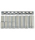 Set di 8 bicchieri esagonali 1/2" binario a clip M1208-6 TENG TOOLS