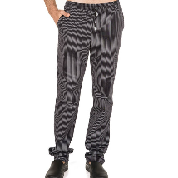 Gestreifte Baumwollhose