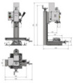 Fräsmaschine mit variabler Geschwindigkeit BF 16 Vario OPTIMUM