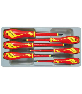 Set di cacciaviti isolati, piatti e a punta rotonda (6 pezzi) MDV906N TENG TOOLS