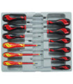 Set di cacciaviti assortiti piatti, PH e PZ (12 pz) MD912N1 TENG TOOLS