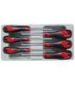 Spiel von 6 Flachschraubendrehern, PH und PZ MD906N1 TENGTOOLS
