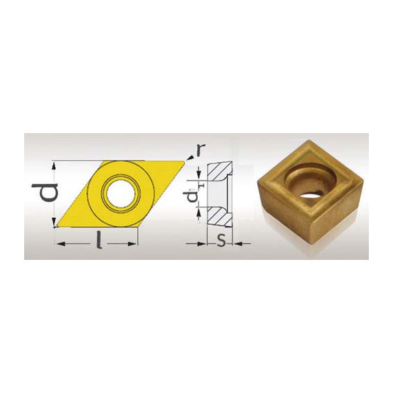 Juego de cuchillas para interior 10 mm en Kit de 3 piezas OPTIMUM