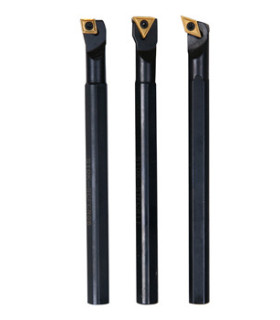 Interior turning tool set with 3 HM blades of 12 mm OPTIMUM
