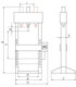 Hydraulic press with fixed cylinder CAT520 | METALWORKS