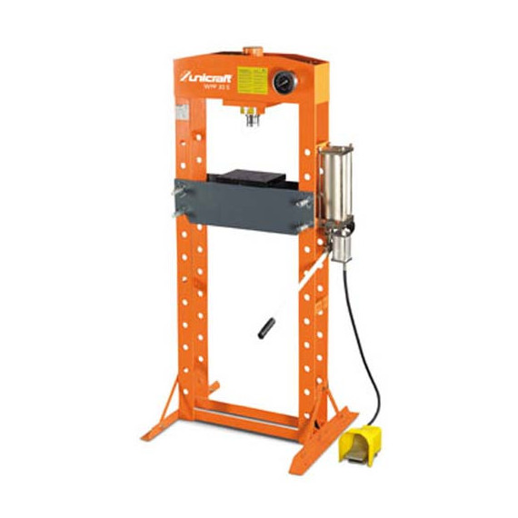Presse hydraulique avec cylindre mobile WPP 30 E avec châssis soudé UNICRAFT
