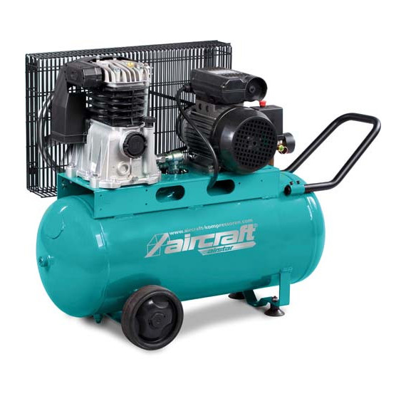 Mobile piston compressor with belt drive, 2 cylinders, 321-50 E AIRCRAFT.