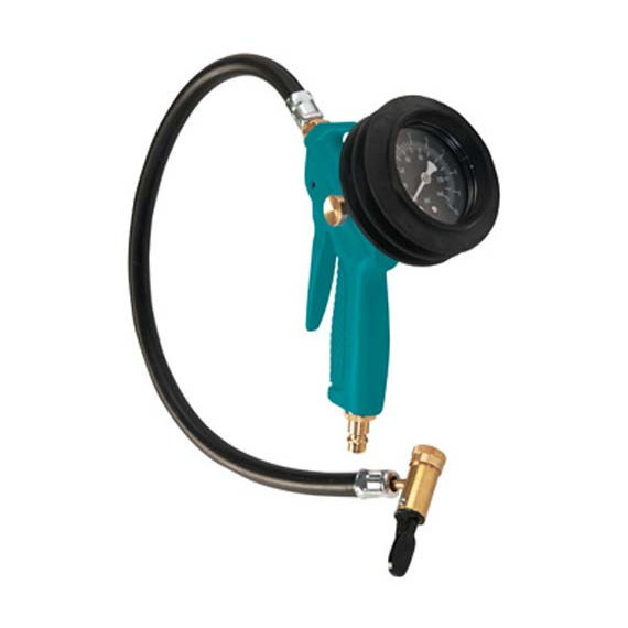 PRO-E AIRCRAFT inflator checker with swivel lever connector