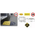 Redutor de velocidade SPEED70 400 x 250 x 70 mm METALWORKS Borracha Reciclada, Suporta 20 Toneladas, Limite 15 km/h