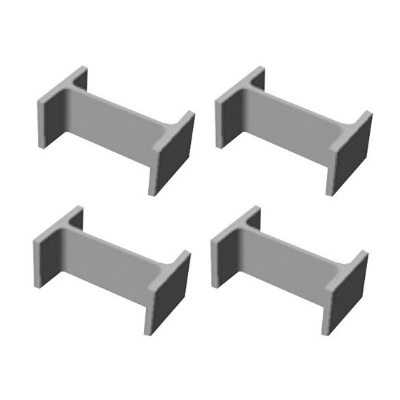 Union H for dampers (4 units) SPEEDH4SB METALWORKS