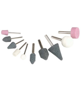 Gioco di 10 mole con fissaggio per manici da 3mm e 6mm AIRCRAFT