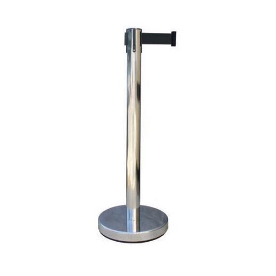 Chromatic separator posts (with retractable extensible tape) 4m Ø80mm