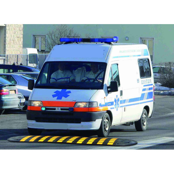 Hochsichtbare Verzögerungsrampe SAFETY25RMS METALWORKS