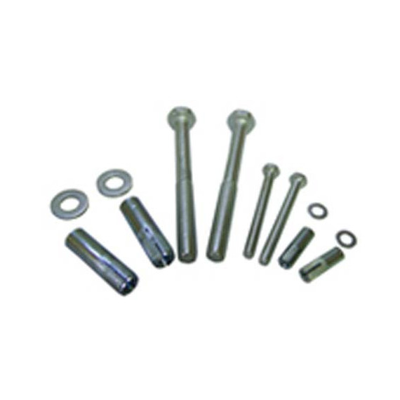 Vis avec cheville métallique 2 x Ø6 + 2 x Ø 10 mm METALWORKS