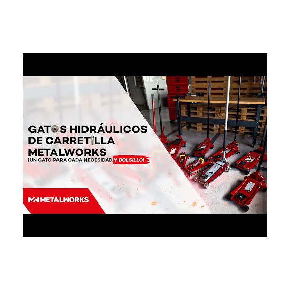 Aluminum and steel trolley jack 2.5T CAT25ALU | METALWORKS