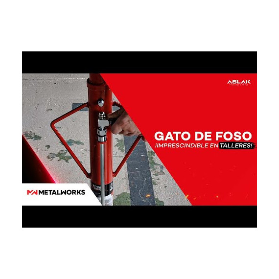 Hydraulic Pit Jack 0.5 Tons CAT755 METALWORKS