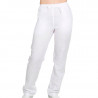 Pantalon en lin unisexe à jambe droite avec élastique à la taille GARY'S