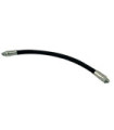 Tuyau flexible raccord pour graisseur 300mm avec buse hydraulique M10 | METALWORKS