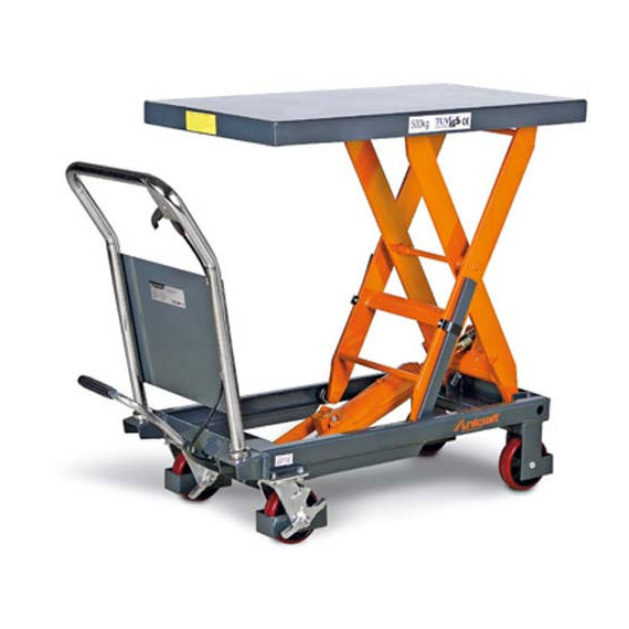 Scissor lift table FHT with a capacity of 500 kg UNICRAFT