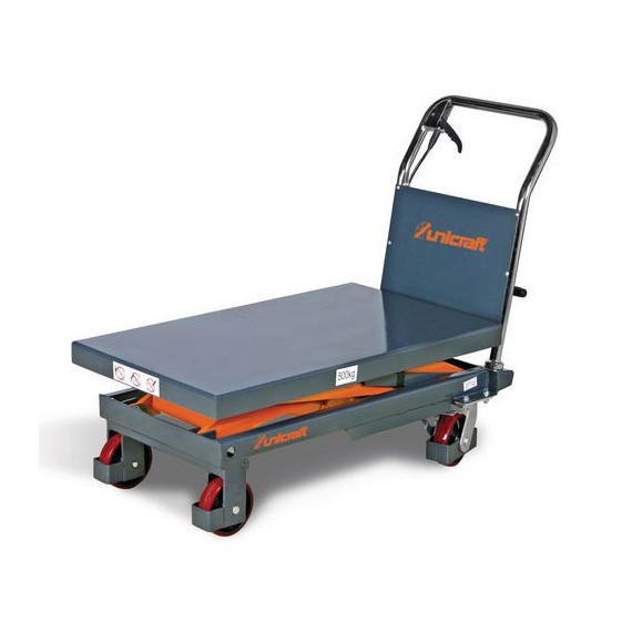 Scissor lift table FHT with a capacity of 500 kg UNICRAFT